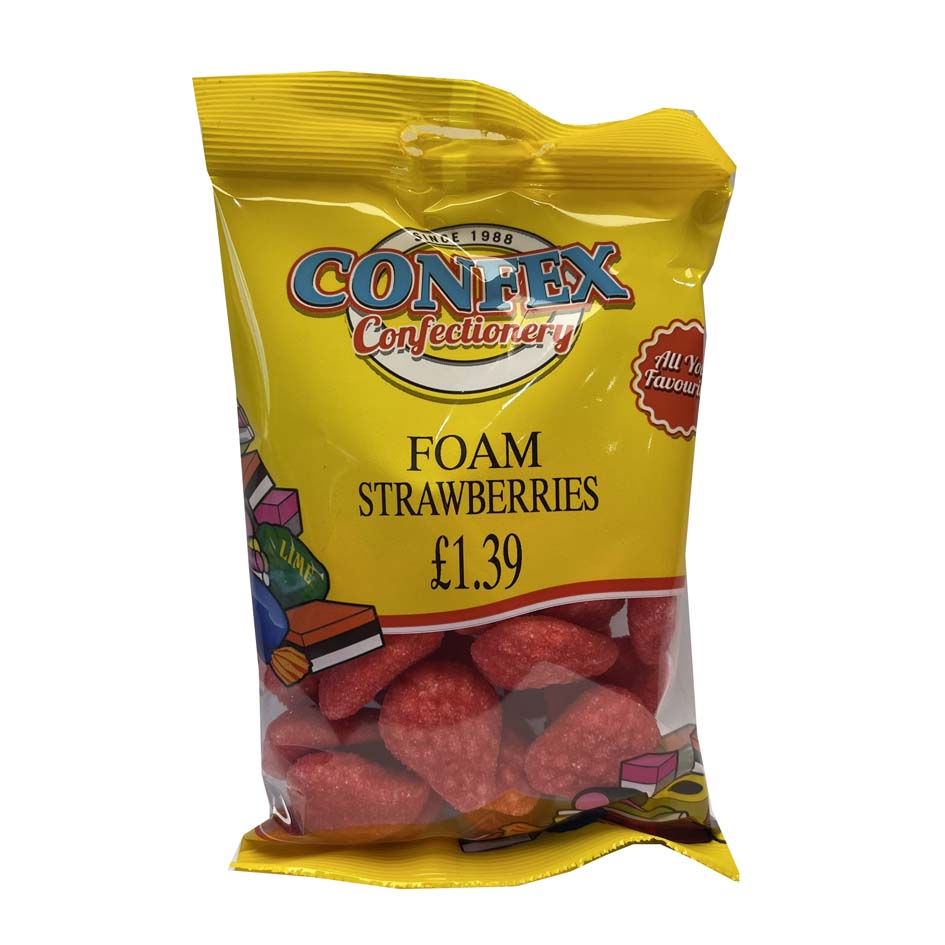 Foam Strawberries (Confex Confectionery)
