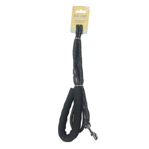 Dog lead with soft grip handle