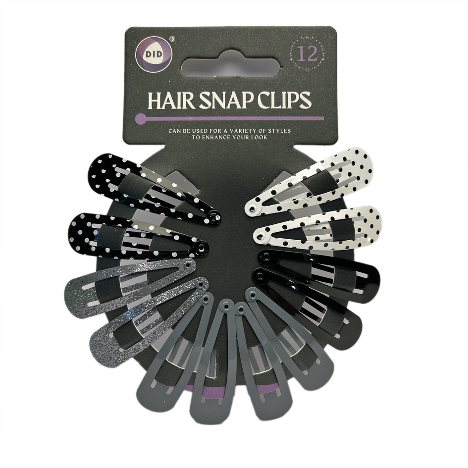 Hair snap clips