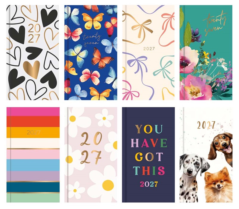 2027 Slim Hardback diary